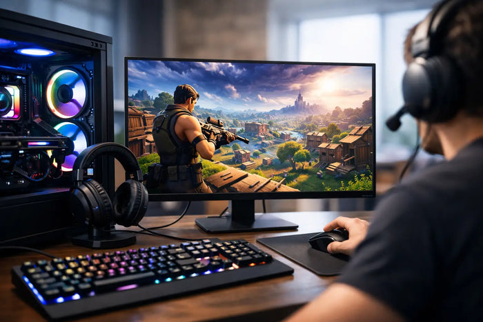 PC gamer para Fortnite competitivo en 2025