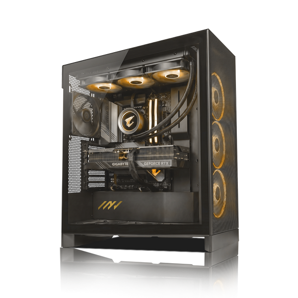 PC Gamer RX 9070 XT, AMD Ryzen 7 5700, 32GB DDR4, 1TB SSD M.2, Invictus, Enfriamiento Liquido