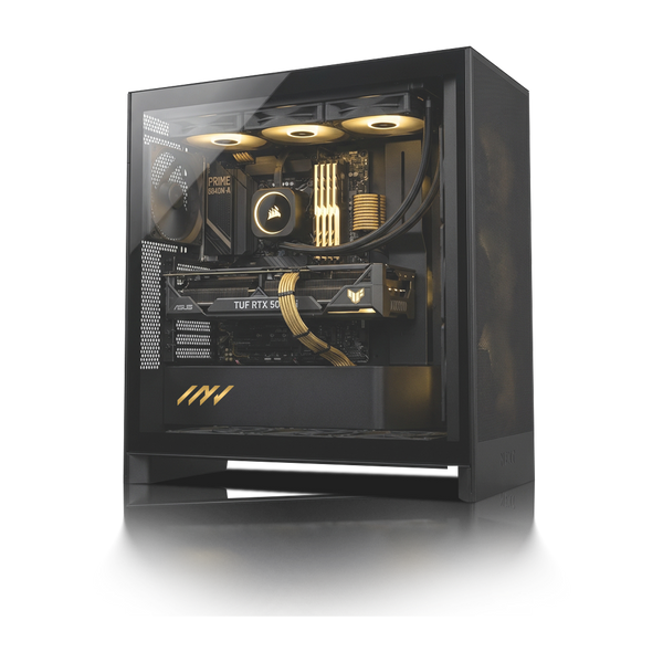 PC Invictus Radeon RX 9070, AMD Ryzen™ 9 9900X, 32GB DDR5 RAM, 1TB M.2 Nvme Gen 4 SSD, Windows 11, PC Power-111,Color Negro