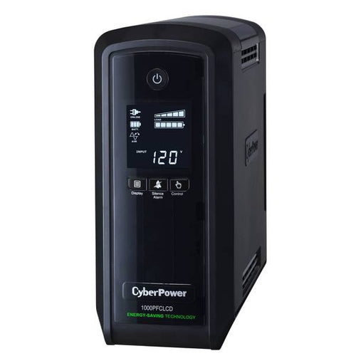 No Break CyberPower CP1000PFCLCDa, 1000 VA, 600 W, Negro