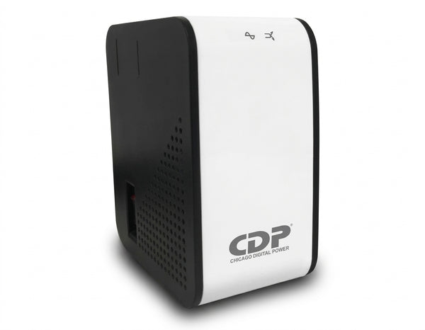 No Break CDP R2C-AVR 1008, 1000 VA, 500 W, 8 contactos, Negro