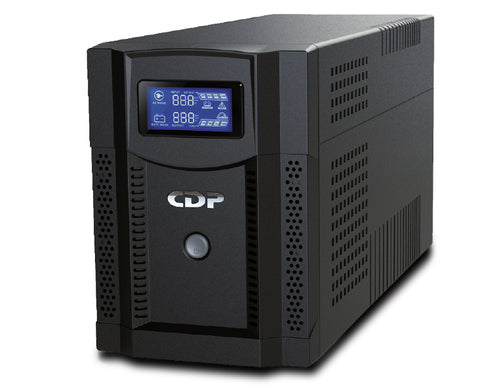 No Break CDP UPRS 2008, 2000 VA, 1400 W, Negro