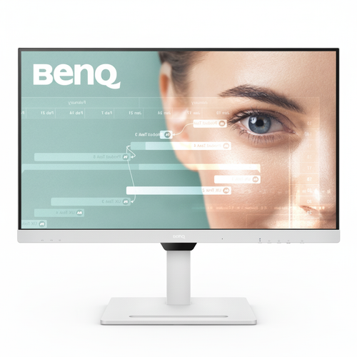Monitor BENQ GW2790QT LED IPS 27", 2560 x 1440 QHD (2K), 75 Hz, DisplayPort/HDMI/USB-C, Blanco