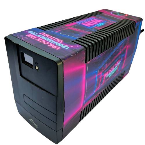No Break DATASHIELD KS-1500, 15000 VA, 900 W, Negro