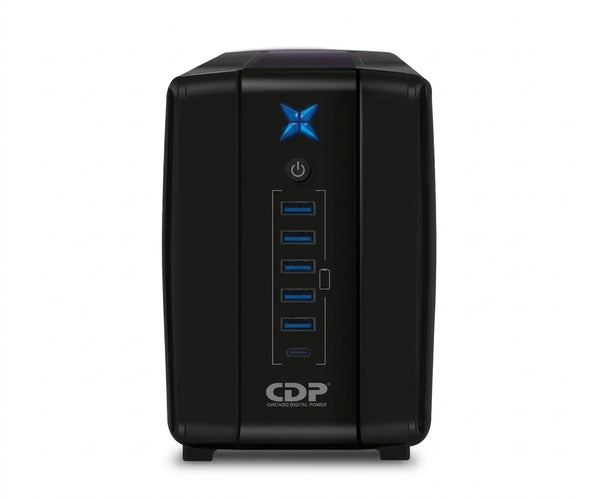 No Break CDP R-UPR 508, 500 VA, 250 W, Negro