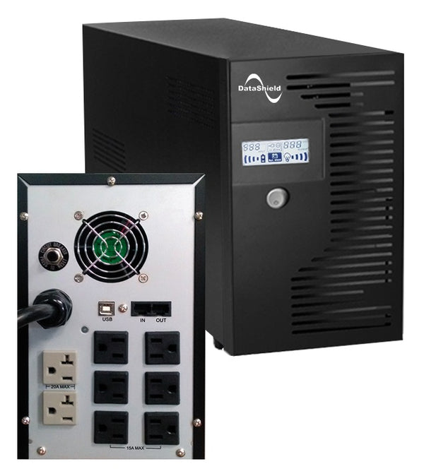 No Break DATASHIELD KS 3000, 3000 VA, Negro