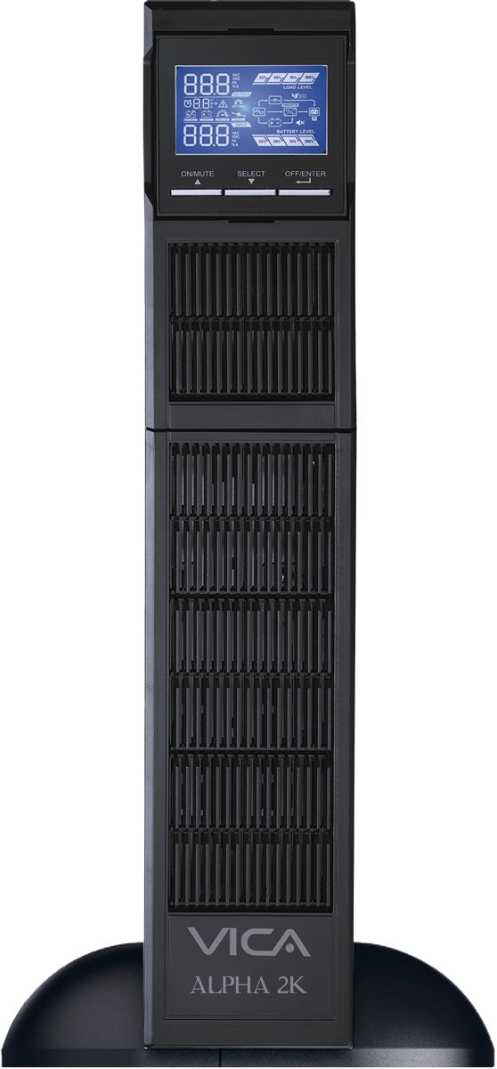 No Break VICA ALPHA 2K, 2000 VA, 2000 W, Negro