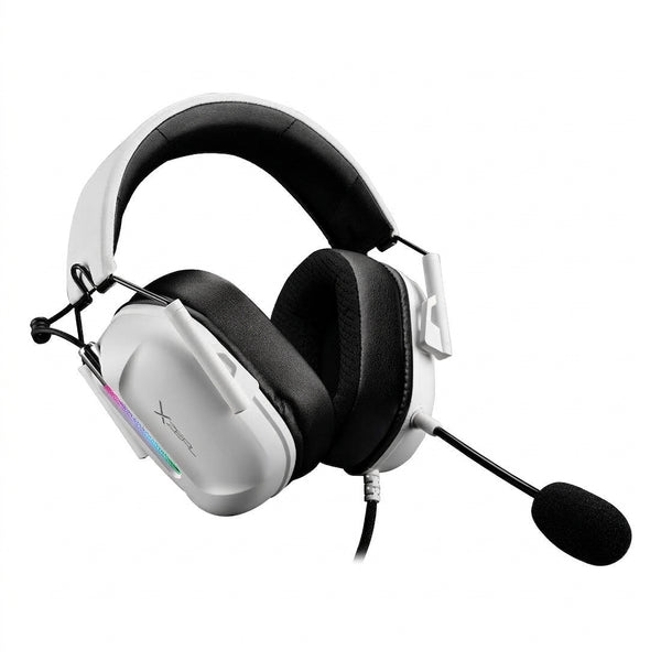 Headset Xzeal XZHSALRGB1W, Blanco
