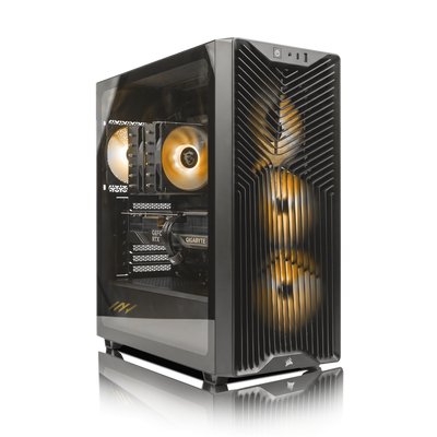Computadora Gamer RTX™ 5060, AMD Ryzen™ 5 5500, 16GB DDR4 RAM, 1TB SSD M.2 SSD, Windows 11 PRO, inv-pc-1000150,Color Negro