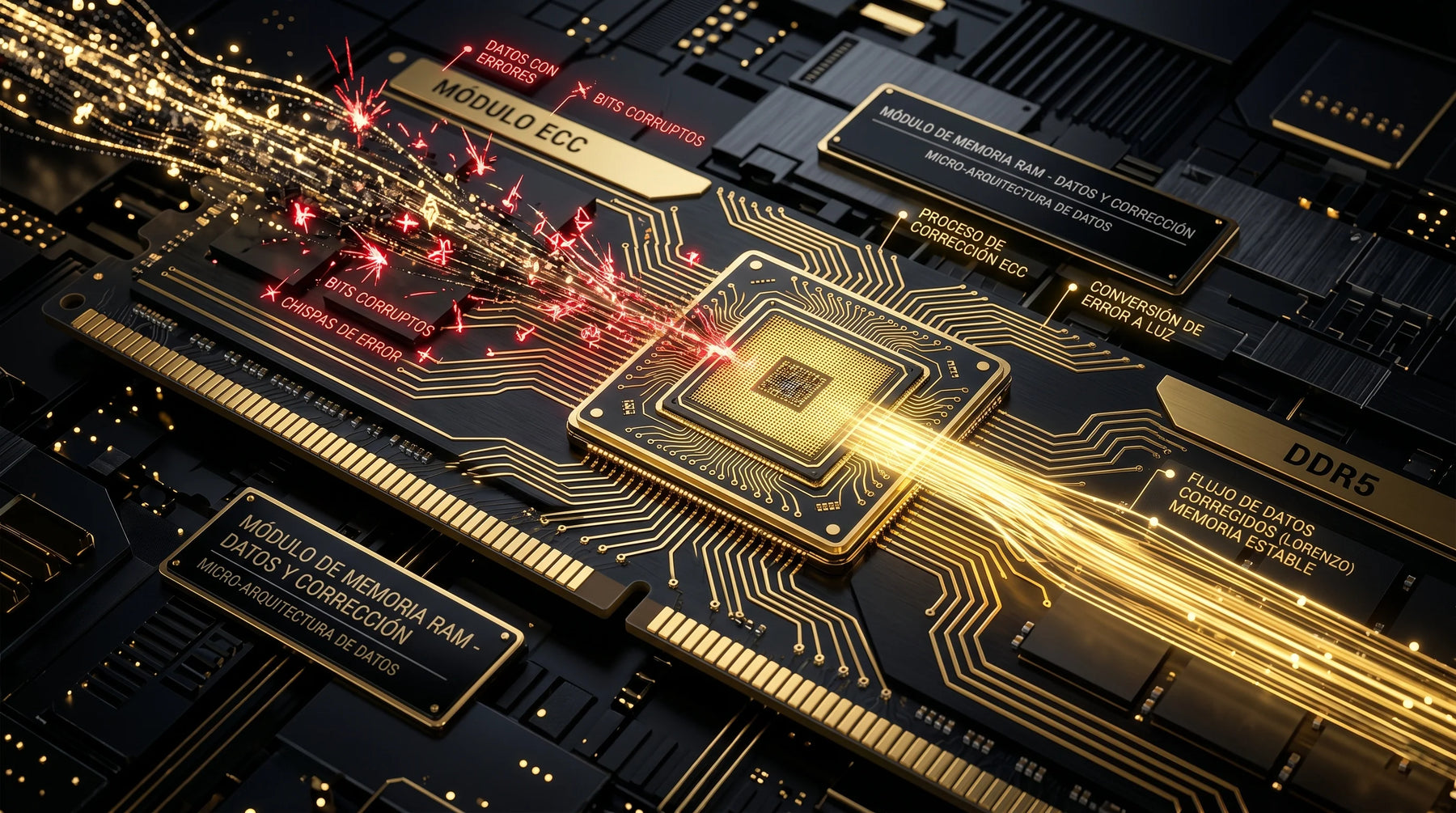 Memoria ECC vs. RAM Estándar: ¿Por qué su Workstation profesional no puede permitirse errores de bit?