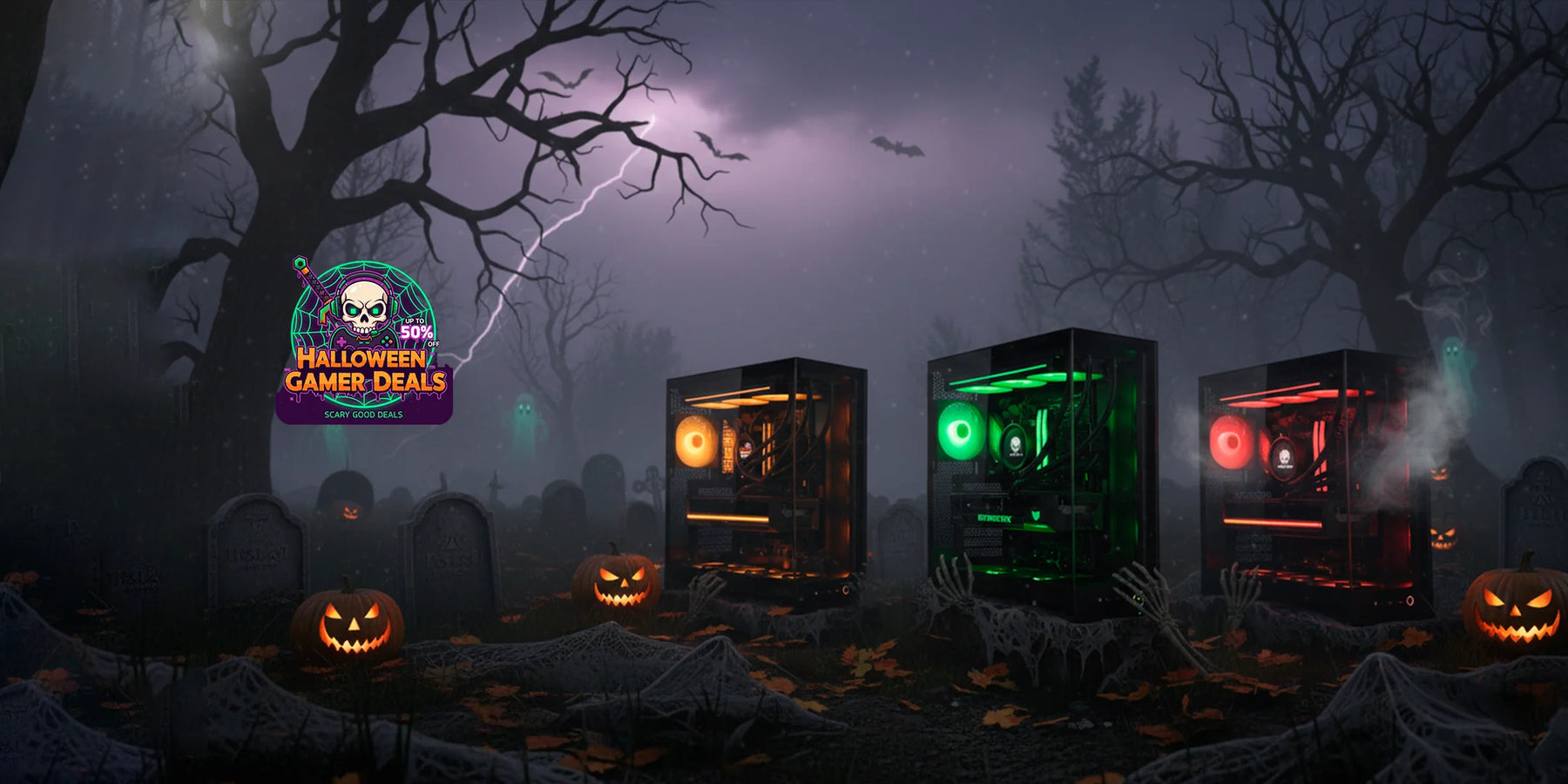 Halloween Gamer Deals 2025 - Invictus PC Mexico