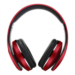 Audífonos NACEB NA-0307R Curvo, Diadema, Micrófono, Bluetooth, Plegable, Rojo