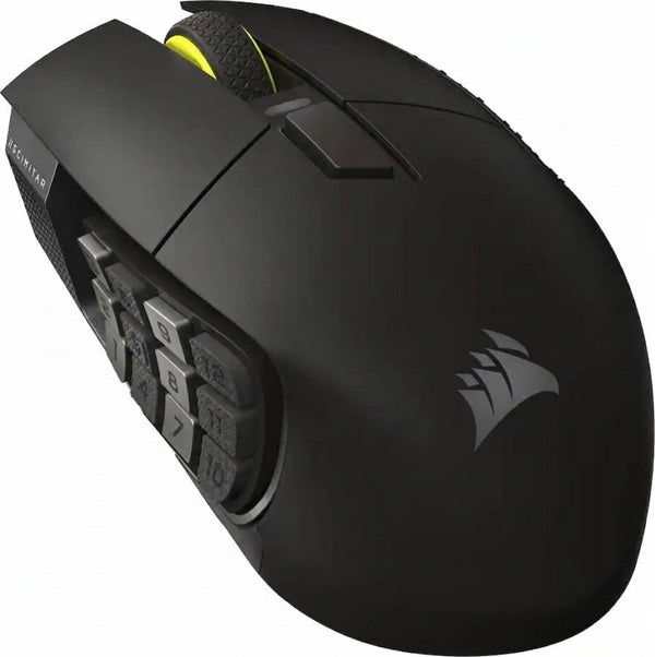 Mouse Corsair CH-9314014-WW Scimitar Elite, Wireless, Gris Metalico