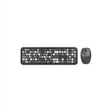 Kit Teclado y Mouse Acteck AC-935166 Inalambrico RF USB, 1600 DPI, 110 Tec, Negro