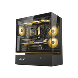 PC Invictus Radeon RX 9070, AMD Ryzen™ 9 9900X, 32GB DDR5 RAM, 1TB M.2 Nvme Gen 4 SSD, Windows 11, PC Power-132,Color Negro