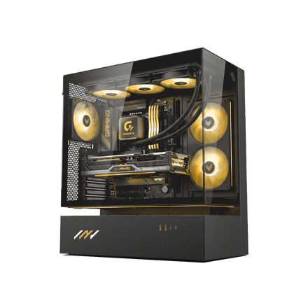 Computadora Gamer  RX 9070, AMD Ryzen™ 7 7700X, 32GB DDR5 RAM, 1TB SSD M.2 SSD, Windows 11 PRO, INV-PC-1000127,Color Negro
