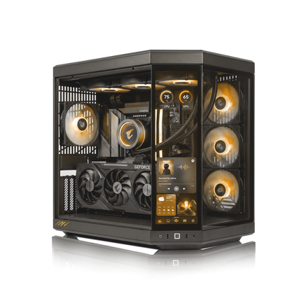 Computadora Gamer  RTX™  5090, AMD Ryzen™ 9 9950X3D, 128GB DDR5 RAM, 2TB M.2 Nvme Gen 4 SSD, Windows 11 PRO, INV-PC-1000164-1-1,Color Negro