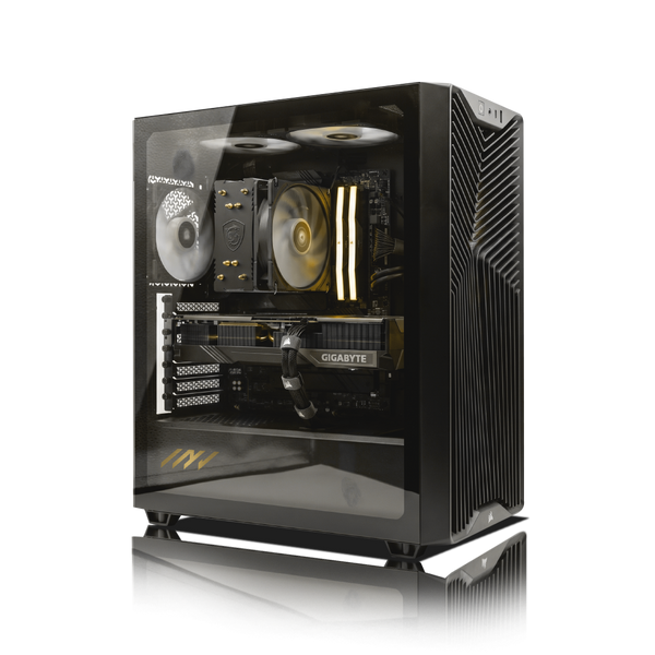 PC Invictus Geforce RTX 5070, AMD Ryzen™ 5 5500, 16GB DDR4 RAM, 1TB SSD M.2 SSD, Windows 11, PC Power-101328904,Color Negro