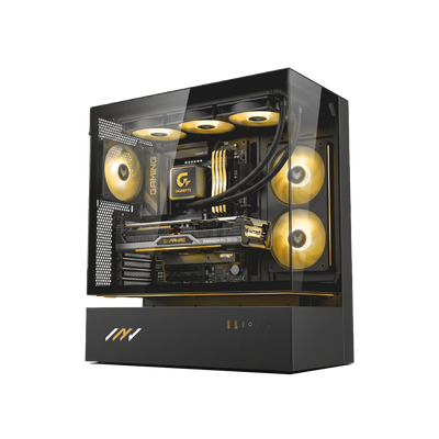PC Invictus Radeon RX 9070, AMD Ryzen™ 9 9900X, 32GB DDR5 RAM, 1TB M.2 Nvme Gen 4 SSD, Windows 11, PC Power-111,Color Negro