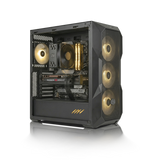 PC Profesional PNY RTX™  4500, AMD Ryzen™ 9 9900X3D, 64GB DDR5 RAM, 2TB M.2 Nvme Gen 4 SSD, Windows 11, PC Power-227,Color Negro