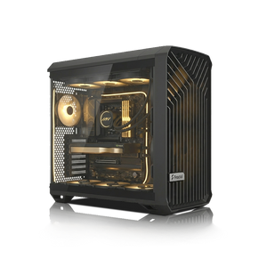 PC Profesional PNY RTX™  4500, AMD Ryzen™ 9 9950X3D, 64GB DDR5 RAM, 2TB M.2 Nvme Gen 4 SSD, Windows 11, PC Power-229,Color Negro