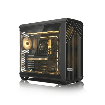 PC Profesional PNY RTX™  4500, AMD Ryzen™ 9 9950X3D, 64GB DDR5 RAM, 2TB M.2 Nvme Gen 4 SSD, Windows 11, PC Power-229,Color Negro