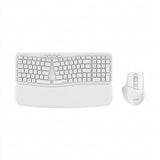 Kit Teclado y Mouse Acteck AC-939874 Inalámbrico, USB RF, 1600 DPI, Blanco