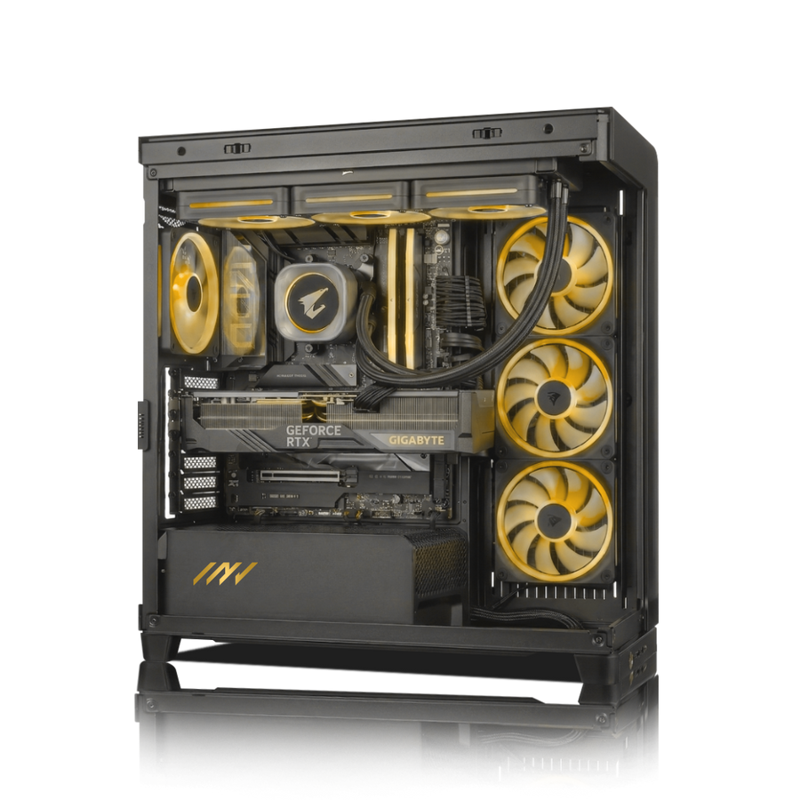 PC Invictus  GeForce RTX™  5070, Intel® Core™ Ultra 7 265KF, 32GB DDR5 RAM, 2TB M.2 Nvme Gen 4 SSD, Windows 11, PC Power-042,Color Negro