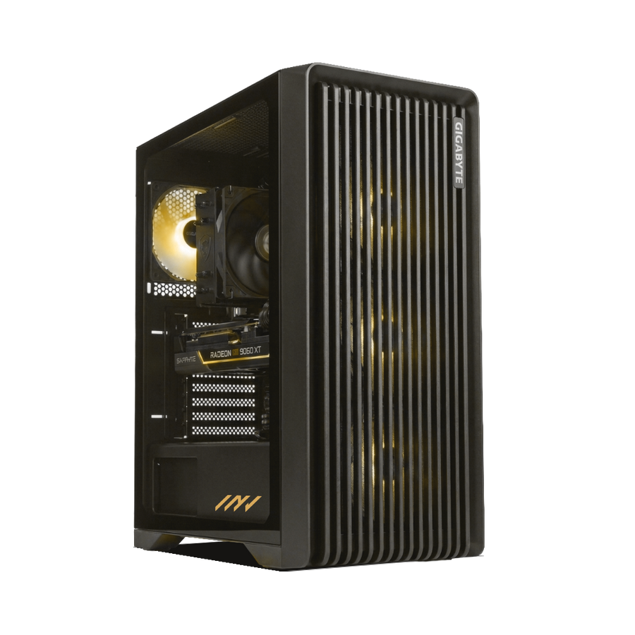 PC Gamer  RX 9060 XT, AMD Ryzen™ 5 5500, 16GB DDR4 RAM, 1TB SSD M.2 SSD, Windows 11 PRO, inv-pc-1000279,Color Negro