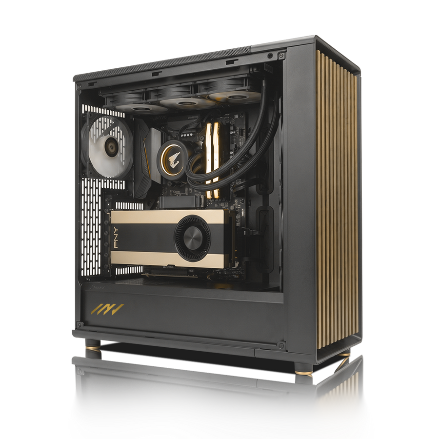 PC Profesional PNY RTX™  2000, Intel® Core™ i9-14900KF, 64GB DDR5 RAM, 2TB M.2 Nvme Gen 4 SSD, Windows 11, PC Power-218,Color Negro