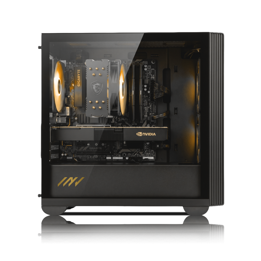 PC Profesional PNY RTX™  A400, Intel® Core™ Ultra 5 225F, 32GB DDR5 RAM, 1TB M.2 Nvme Gen 4 SSD, Windows 11, PC Power-196,Color Negro