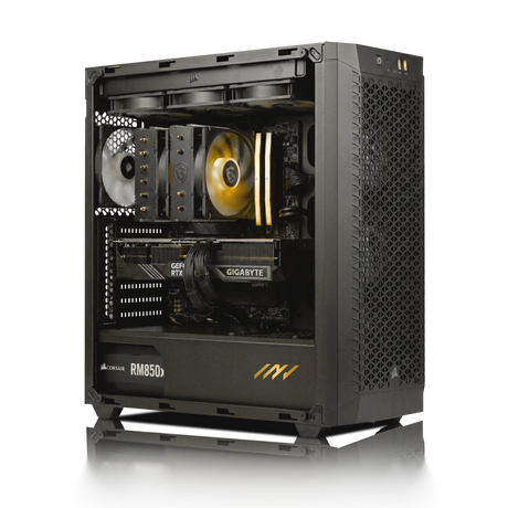 PC Invictus  GeForce RTX™  5050, Intel® Core™ Ultra 7 265KF, 32GB DDR5 RAM, 1TB M.2 Nvme Gen 4 SSD, Windows 11, PC Power-017,Color Negro