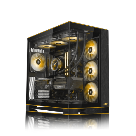 Computadora Gamer  RTX™  5080, AMD Ryzen™ 7 9800X3D, 32GB DDR5 RAM, 2TB M.2 Nvme Gen 4 SSD, Windows 11 PRO, inv-pc-1000162,Color Negro