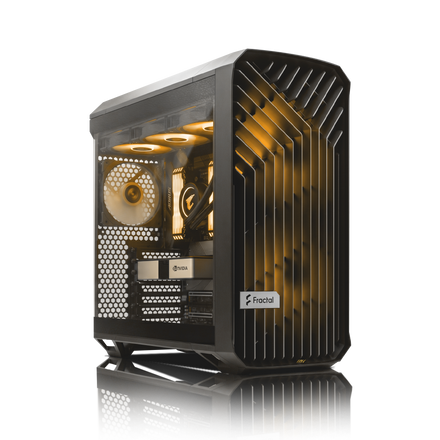 PC Profesional PNY RTX™  4500, AMD Ryzen™ Threadripper™ 9970X, 64GB DDR5 RAM, 2TB M.2 Nvme Gen 4 SSD, Windows 11, PC Power-253,Color Negro