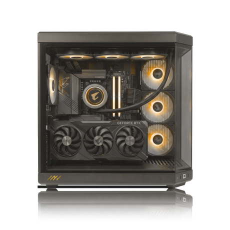 Computadora Gamer  RTX™  5090, AMD Ryzen™ 9 9950X3D, 128GB DDR5 RAM, 2TB M.2 Nvme Gen 4 SSD, Windows 11 PRO, INV-PC-1000164-1-1,Color Negro