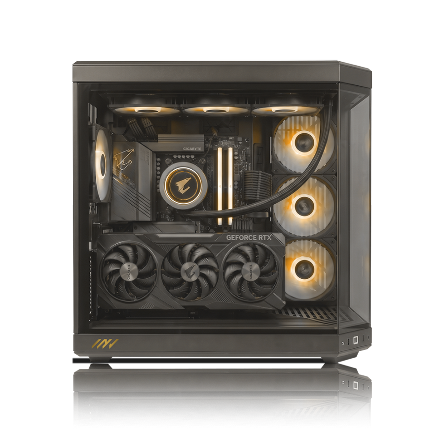 PC Profesional  GeForce RTX™  5090, AMD Ryzen™ 9 9950X3DV2, 32GB DDR5 RAM, 1TB M.2 Nvme Gen 4 SSD, Windows 11, PC Power-292,Color Negro