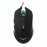Mouse Gamer Naceb NA-0937, RGB, 1000 DPI, USB, Negro