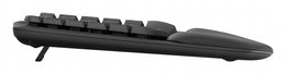 Teclado LOGITECH Wave Keys LED Curvo, Grafito