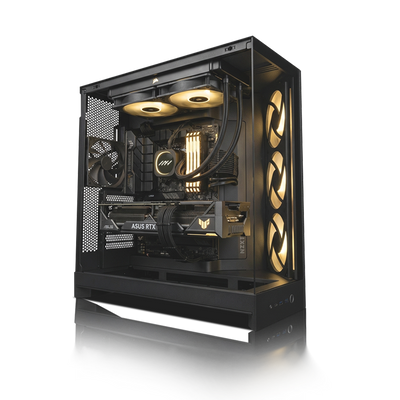 PC Invictus Radeon RX 9070 XT, AMD Ryzen™ 9 9900X3D, 32GB DDR5 RAM, 2TB M.2 Nvme Gen 4 SSD, Windows 11, PC Power-154,Color Negro