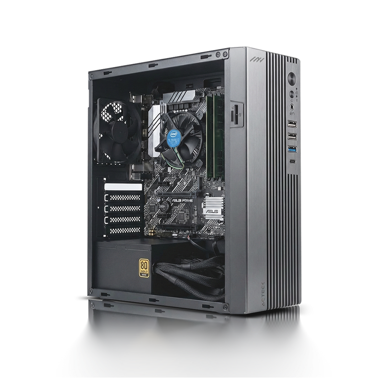 PC Gamer PC Oficina AMD Ryzen™ 5 5600 GT, 8GB DDR4 RAM, 240GB SSD SSD, Windows 11, PC Power-282,Conectividad Qian Adaptador de Red USB QYW-033WB, Inalámbrico, 600 Mbit/s, Doble Banda 2.4/5 GHz - Invictus PC Mexico