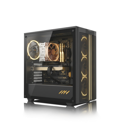 PC Profesional PNY RTX™  A1000, Intel® Core™ i7-14700F, 32GB DDR5 RAM, 1TB M.2 Nvme Gen 4 SSD, Windows 11, PC Power-205,Color Negro