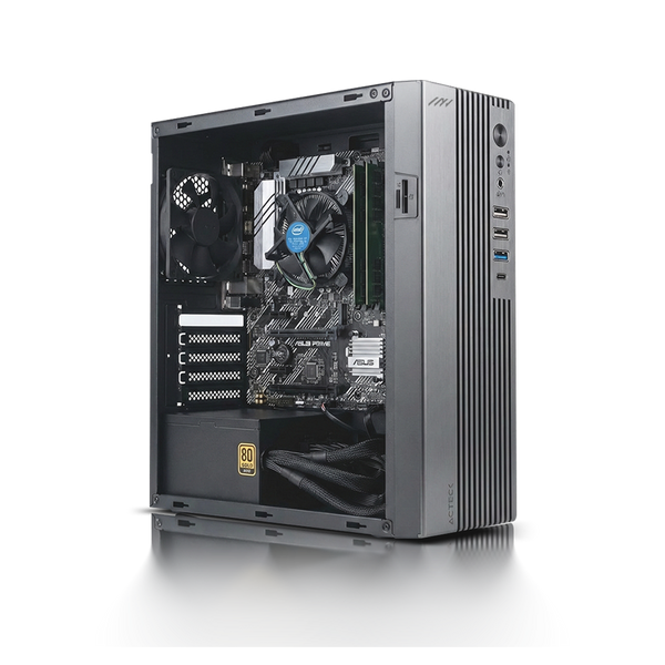 PC Profesional  GeForce RTX™  5070, Intel® Xeon™ w5-3435X, 64GB DDR5 RAM, 2TB M.2 Nvme Gen 4 SSD, Windows 11 Pro for Workstations, PC Power-261,Color Negro