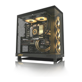 PC Invictus Radeon RX 9070 XT, AMD Ryzen™ 9 9900X, 32GB DDR5 RAM, 2TB M.2 Nvme Gen 4 SSD, Windows 11, PC Power-050,Color Negro