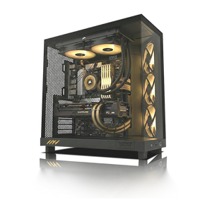 PC Invictus Radeon RX 9070 XT, AMD Ryzen™ 9 9900X, 32GB DDR5 RAM, 2TB M.2 Nvme Gen 4 SSD, Windows 11, PC Power-050,Color Negro