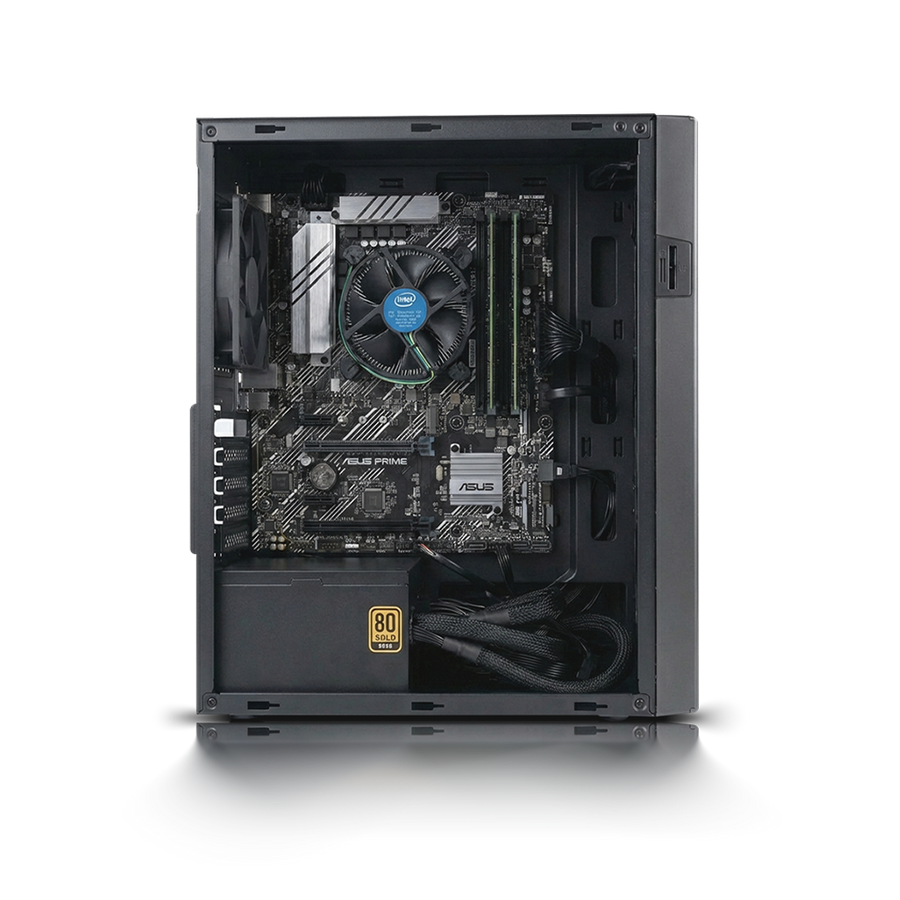 PC Oficina AMD Ryzen™ 7 5700G, 8GB DDR4 RAM, 240GB SSD SSD, Windows 11, PC Power-283,Conectividad Qian Adaptador de Red USB QYW-033WB, Inalámbrico, 600 Mbit/s, Doble Banda 2.4/5 GHz