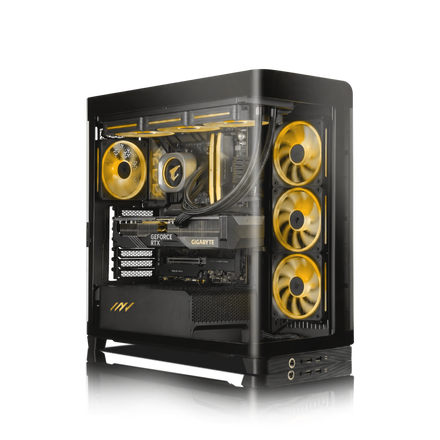 Computadora Gamer  RTX™  5090, AMD Ryzen™ 9 9950X3D, 32GB DDR5 RAM, 1TB SSD M.2 SSD, Windows 11 PRO, INV-PC-1000164-1,Color Negro