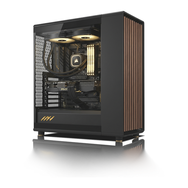 PC Profesional PNY RTX™  2000, AMD Ryzen™ 9 9900X, 64GB DDR5 RAM, 2TB M.2 Nvme Gen 4 SSD, Windows 11, PC Power-213,Color Negro