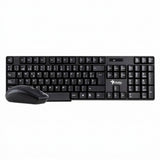Kit Teclado y Mouse Stylos STPKTM3B Inalámbrico, USB Nano, Negro