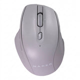 Mouse NACEB NA-0139G Inalámbrico Dual Mode USB 2.4 Bluetooth 1600DPI 5 Botones con Rueda, Gris