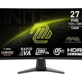 Monitor Gamer MSI MAG 276CXF LED VA Curvo 27", 1920x1080 Full HD, G-Sync/FreeSync, 280Hz, HDMI/DisplayPort, Negro